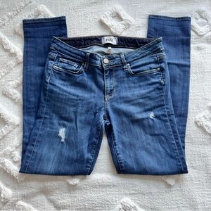 Paige skyline ankle jeans Women Size 27 Cotton Stretch Denim Comfy Travel Beach
